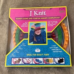 MIRA Round Looms and Pompom Makers Complete Kit - Multicolor